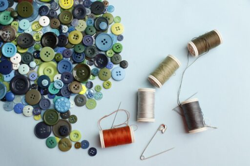 how to sew on a button