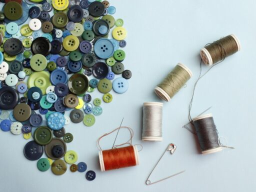how to sew on a button