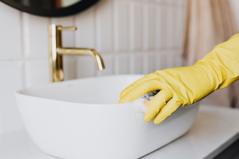 how to clean a sink drain
