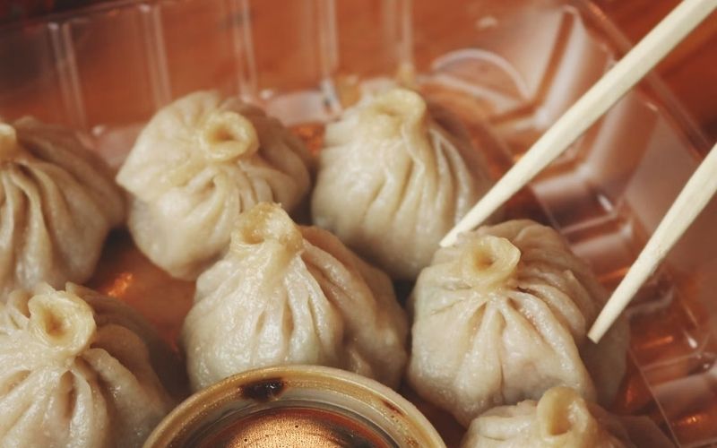 Trader Joe's soup dumplings with broth inside