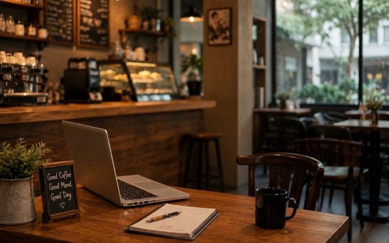 Best cafes with wifi near me with coffee, food, and spacious seating